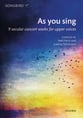 As You Sing SSAA Choral Score cover